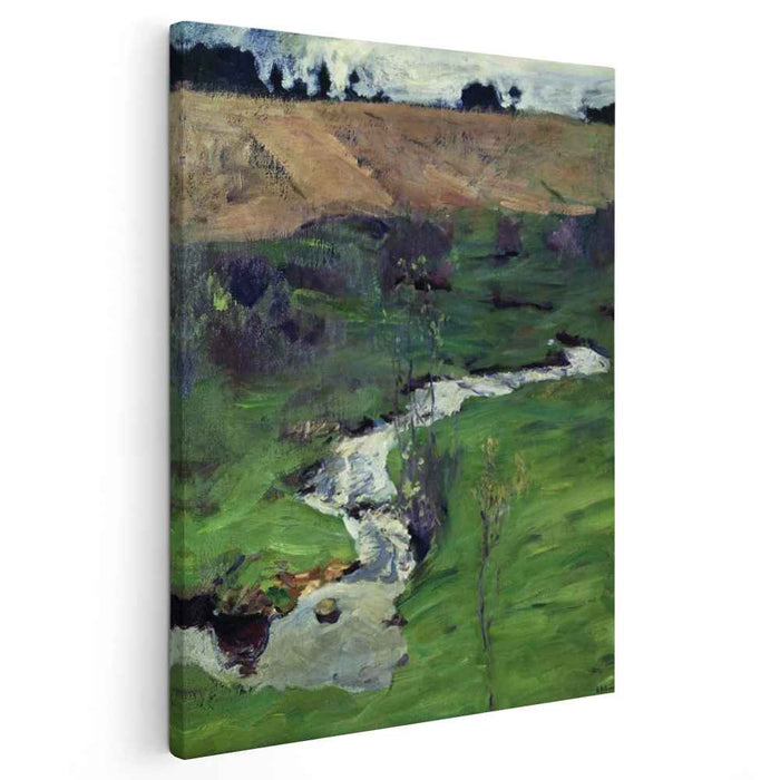 A creek (1899) by Isaac Levitan