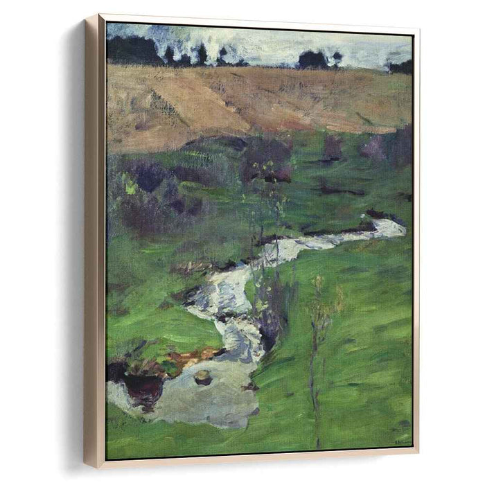 A creek (1899) by Isaac Levitan