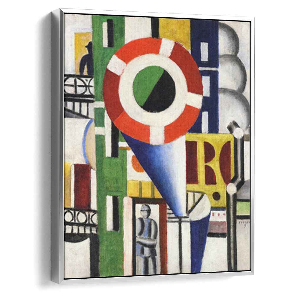 A Disc in the City (1919) by Fernand Leger - Canvas Artwork — Kanvah