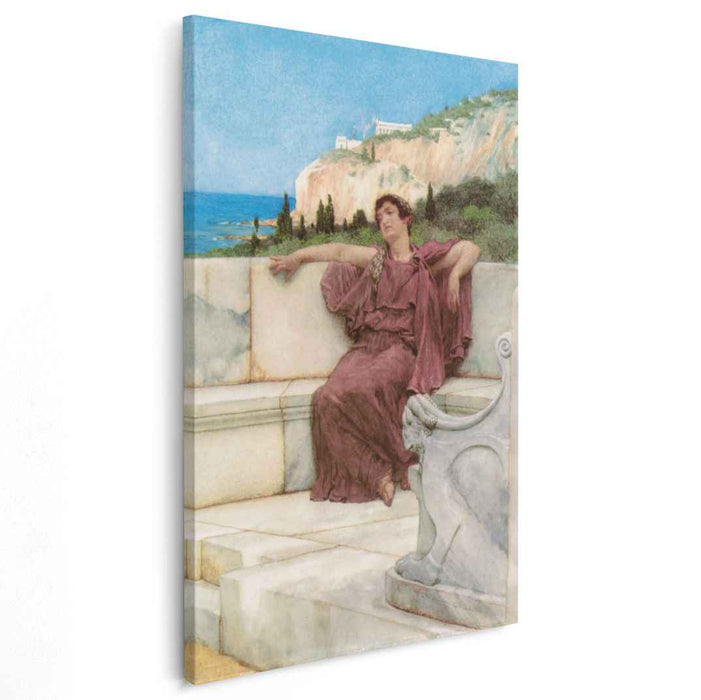 A Female Figure Resting (Dolce far Niente) (1882) by Sir Lawrence Alma-Tadema