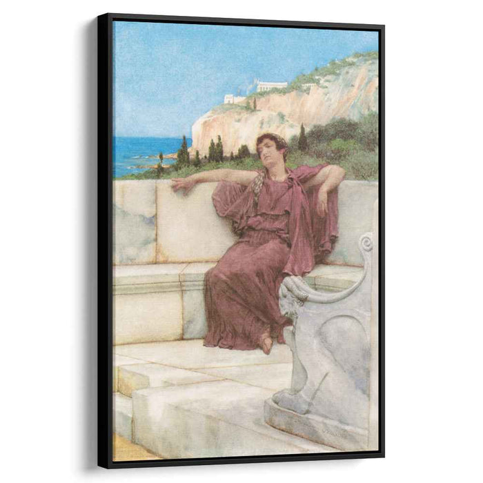 A Female Figure Resting (Dolce far Niente) (1882) by Sir Lawrence Alma-Tadema