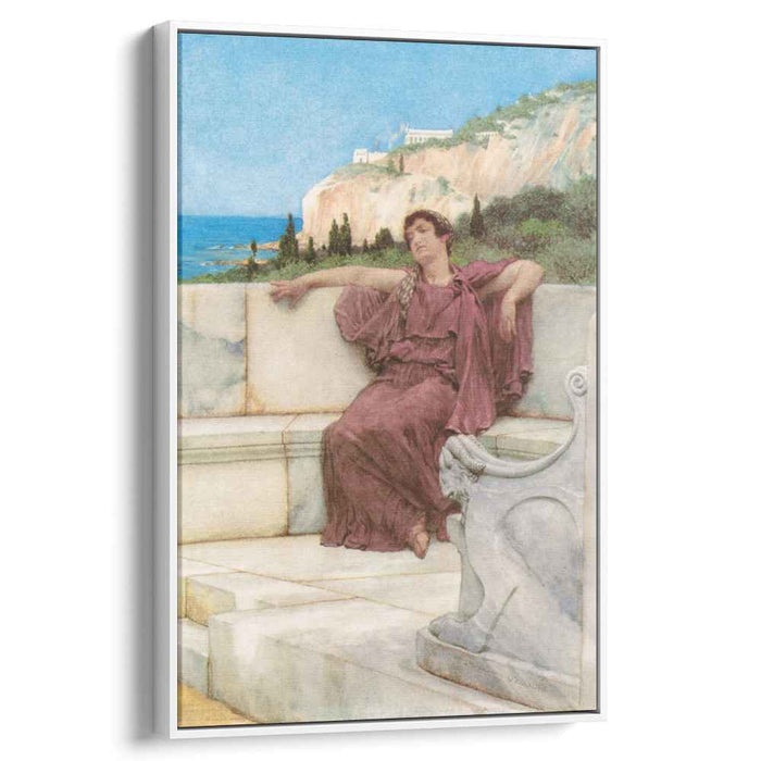 A Female Figure Resting (Dolce far Niente) (1882) by Sir Lawrence Alma-Tadema