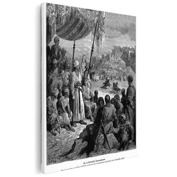 A Friendly Tournament (1877) by Gustave Dore