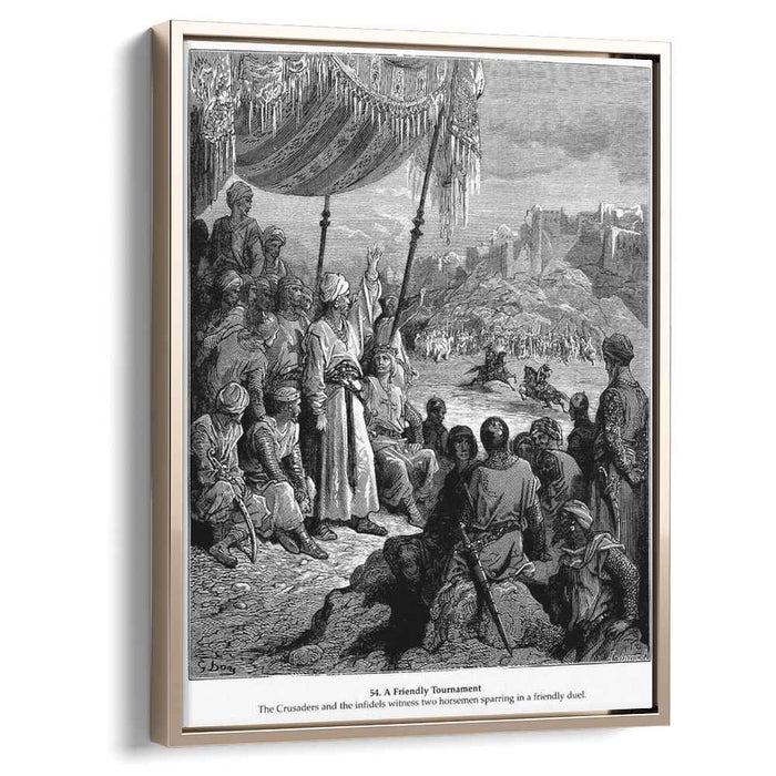 A Friendly Tournament (1877) by Gustave Dore