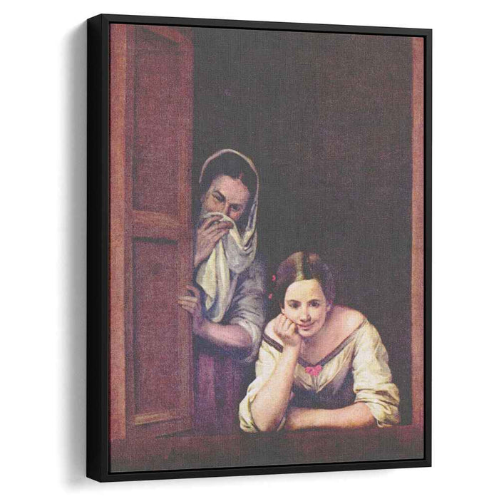 A Girl and her Duenna (1670) by Bartolome Esteban Murillo