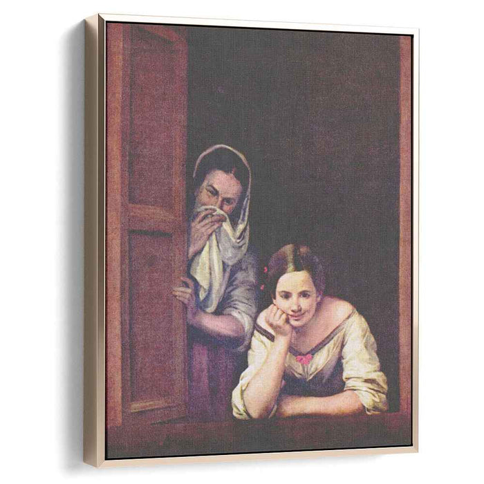 A Girl and her Duenna (1670) by Bartolome Esteban Murillo