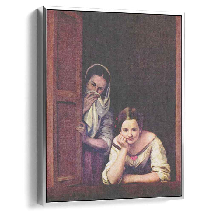 A Girl and her Duenna (1670) by Bartolome Esteban Murillo