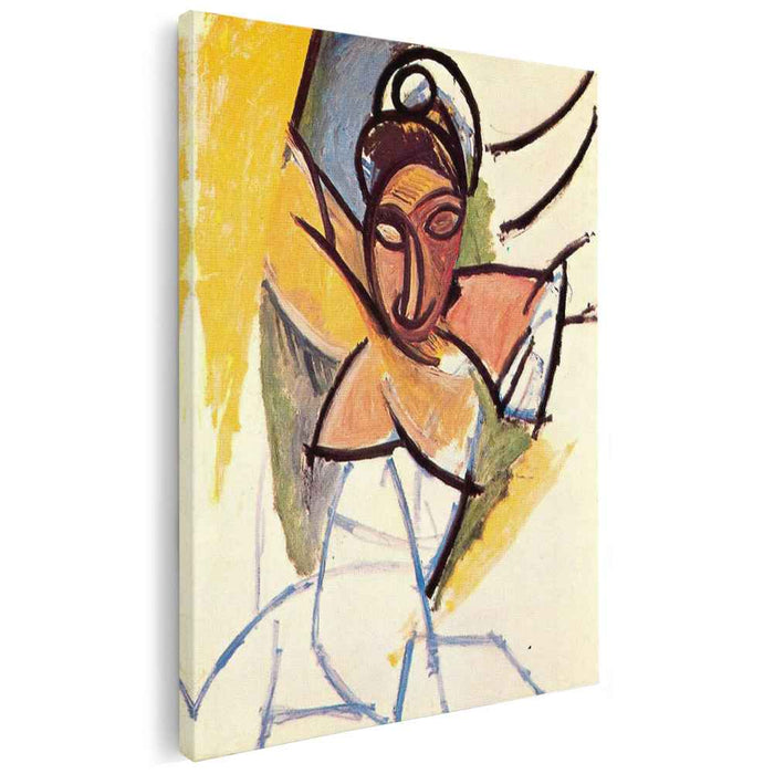 A girl from Avignon (1907) by Pablo Picasso