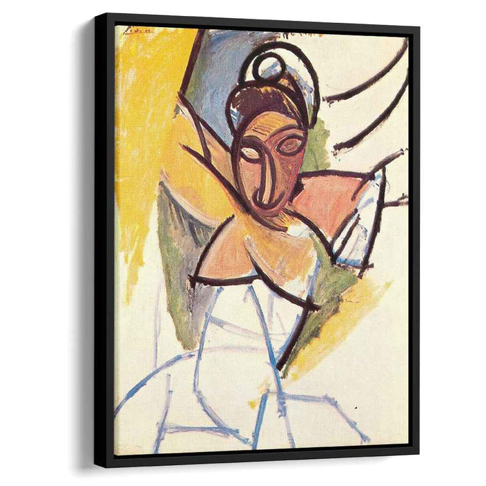 A girl from Avignon (1907) by Pablo Picasso