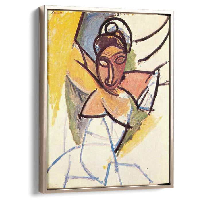 A girl from Avignon (1907) by Pablo Picasso