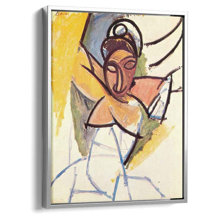 A girl from Avignon (1907) by Pablo Picasso