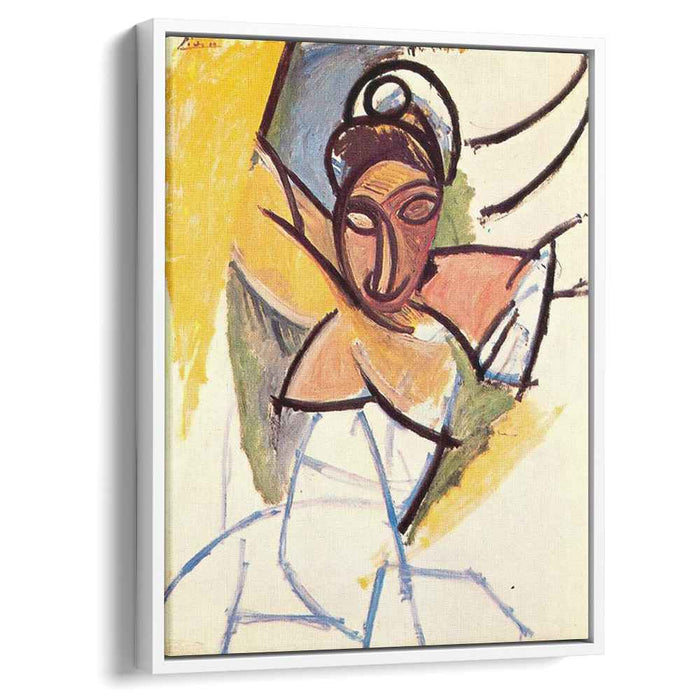 A girl from Avignon (1907) by Pablo Picasso