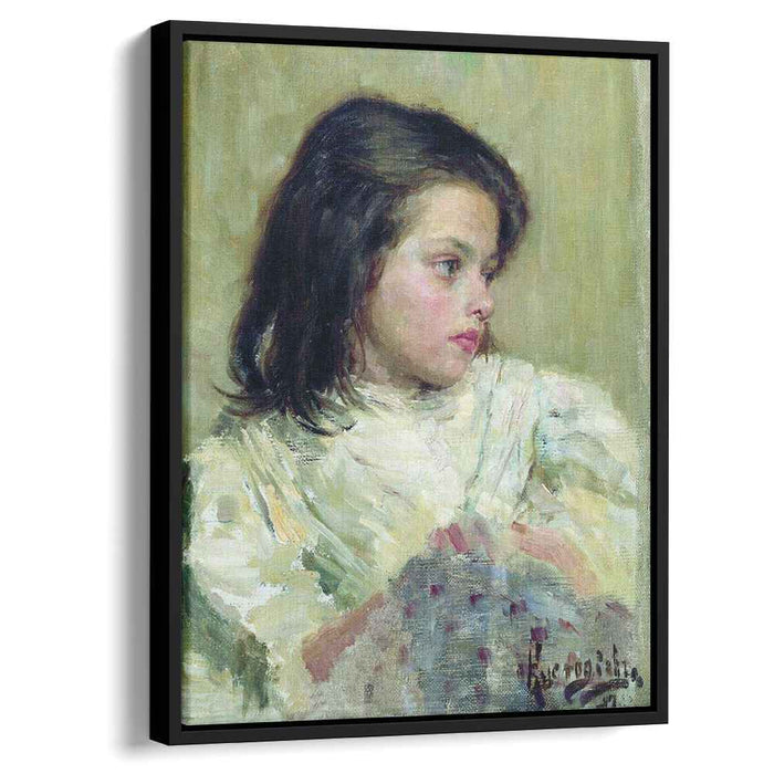 A Girl. Sketch (1897) by Boris Kustodiev