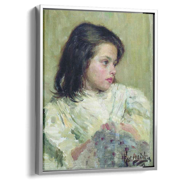 A Girl. Sketch (1897) by Boris Kustodiev