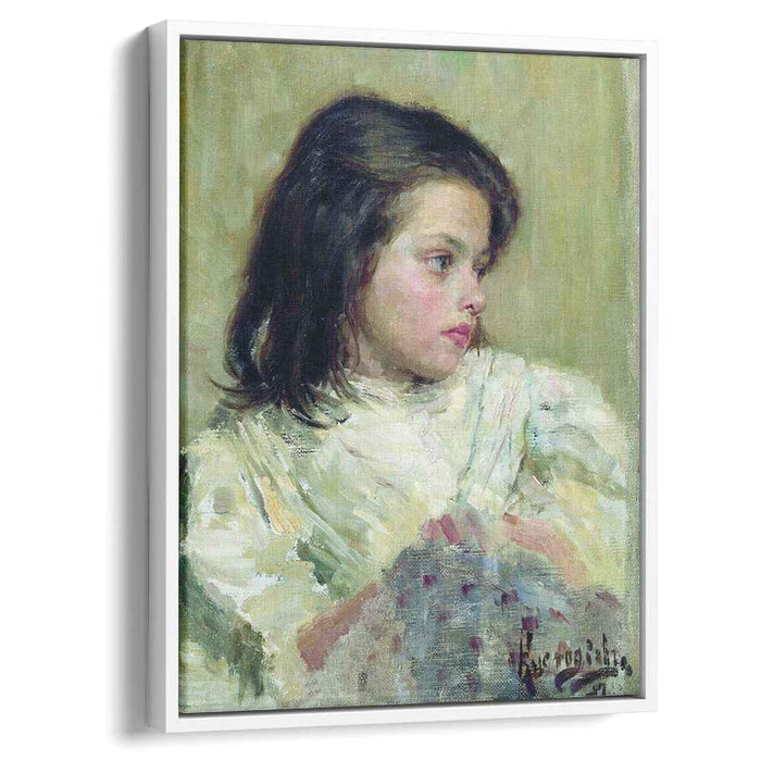 A Girl. Sketch (1897) by Boris Kustodiev