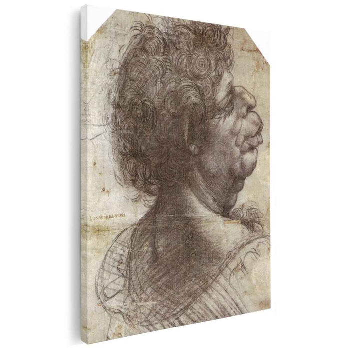 A Grotesque Head (1502) by Leonardo da Vinci