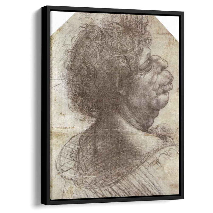 A Grotesque Head (1502) by Leonardo da Vinci