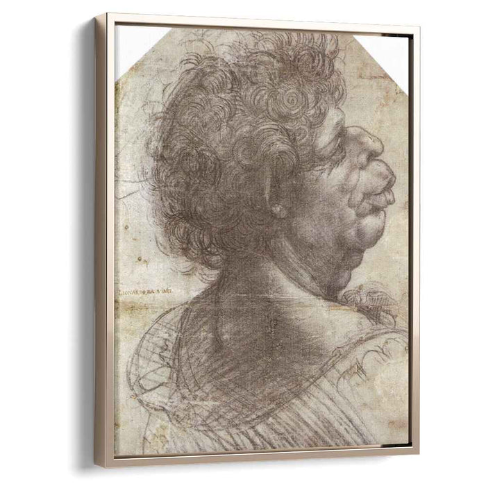 A Grotesque Head (1502) by Leonardo da Vinci