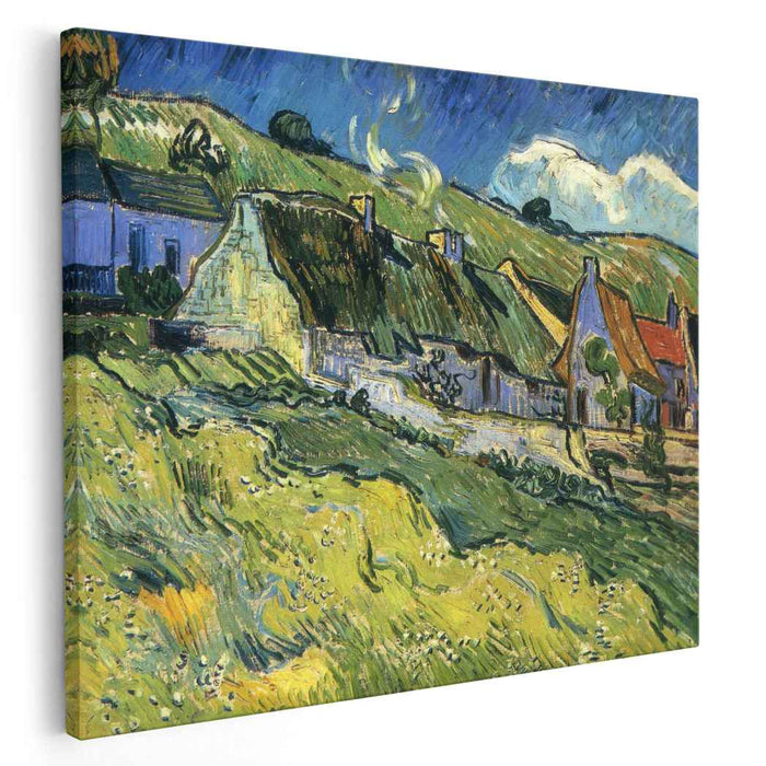 A Group of Cottages (1890) by Vincent van Gogh