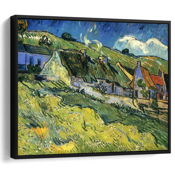 A Group of Cottages (1890) by Vincent van Gogh