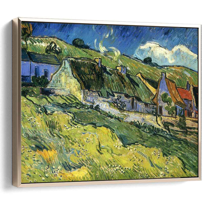 A Group of Cottages (1890) by Vincent van Gogh