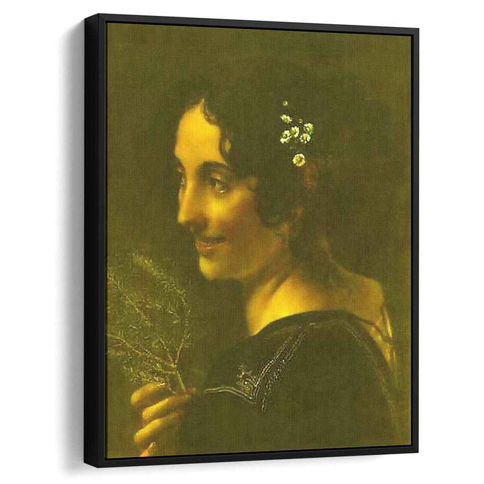 A gypsy with a branch of myrtle (1819) by Orest Kiprensky