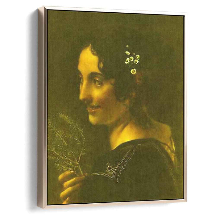 A gypsy with a branch of myrtle (1819) by Orest Kiprensky