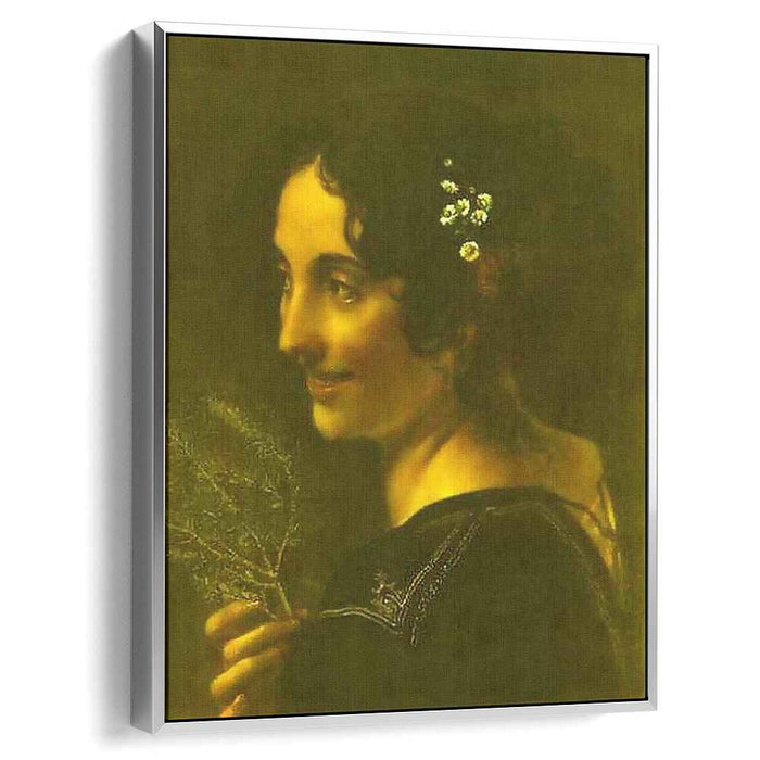 A gypsy with a branch of myrtle (1819) by Orest Kiprensky