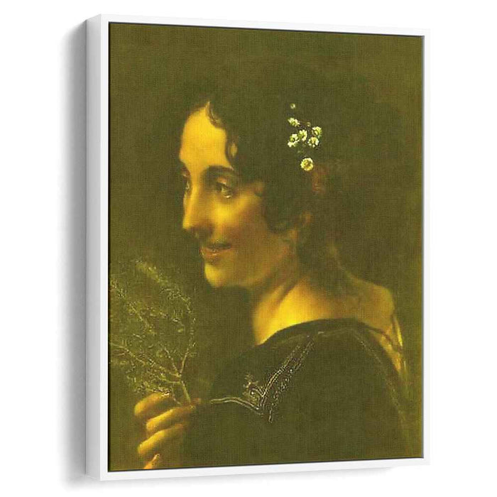 A gypsy with a branch of myrtle (1819) by Orest Kiprensky