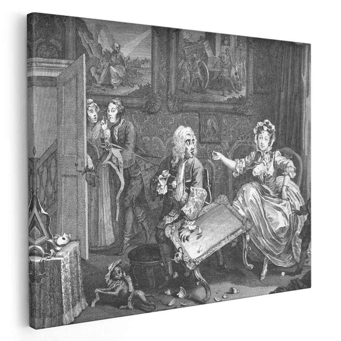 A Harlot's Progress, plate 2 by William Hogarth