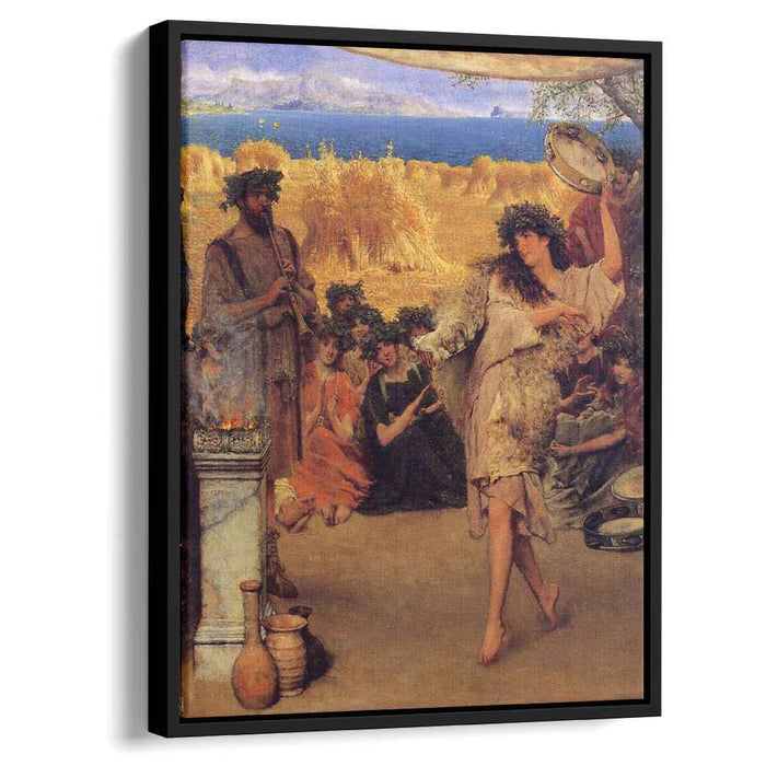 A Harvest Festival (A Dancing Bacchante at Harvest Time) (1880) by Sir Lawrence Alma-Tadema
