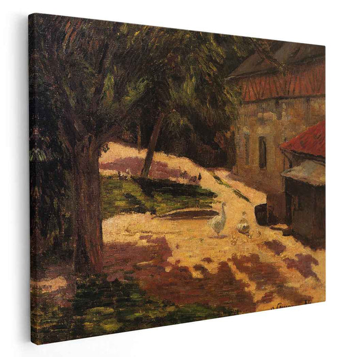 A Henhouse (1884) by Paul Gauguin