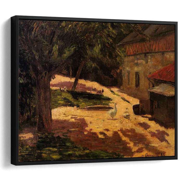 A Henhouse (1884) by Paul Gauguin