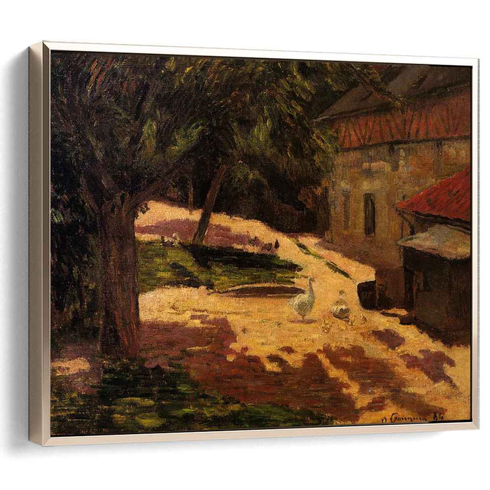 A Henhouse (1884) by Paul Gauguin