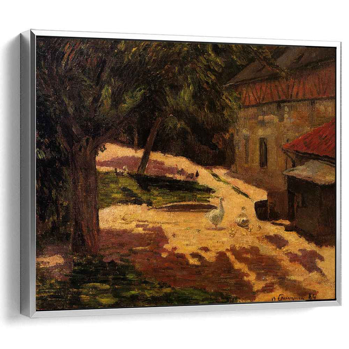 A Henhouse (1884) by Paul Gauguin