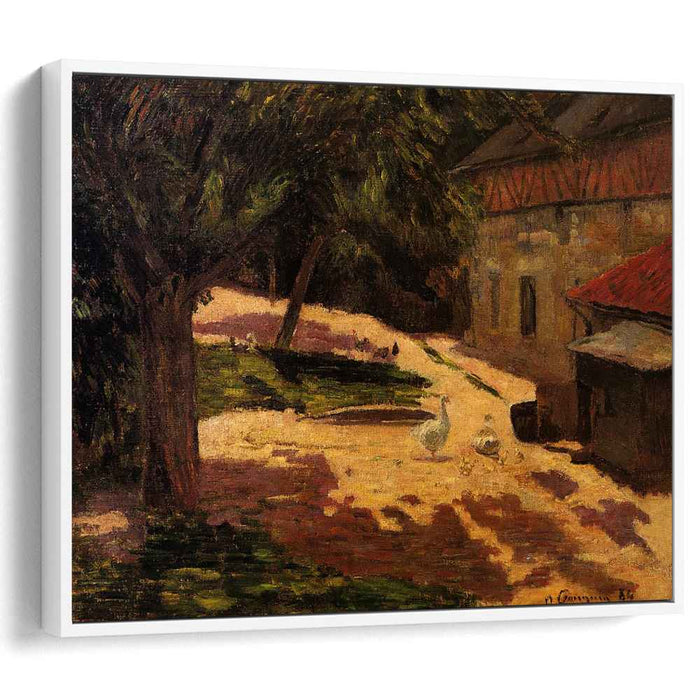A Henhouse (1884) by Paul Gauguin