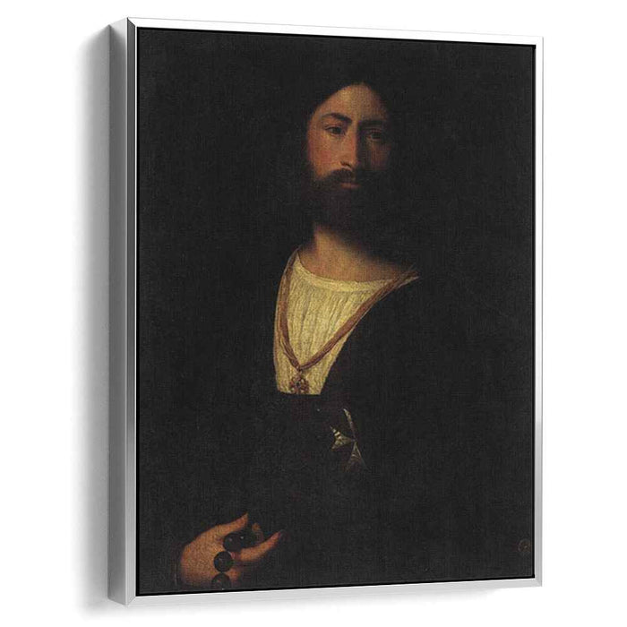 A Knight of Malta (1515) by Titian