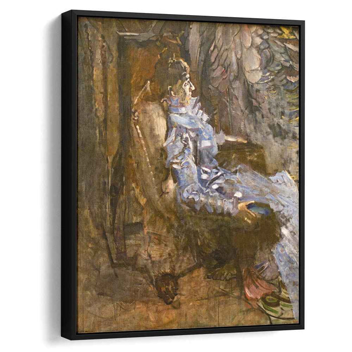 A Lady in Lilac (Portrait of Nadezhda Zabela) (1901) by Mikhail Vrubel