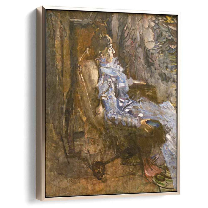 A Lady in Lilac (Portrait of Nadezhda Zabela) (1901) by Mikhail Vrubel