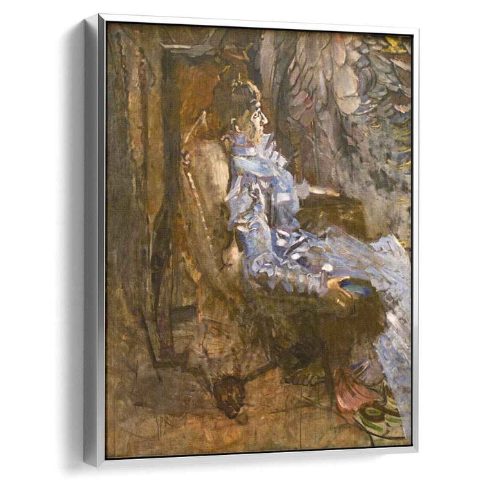 A Lady in Lilac (Portrait of Nadezhda Zabela) (1901) by Mikhail Vrubel