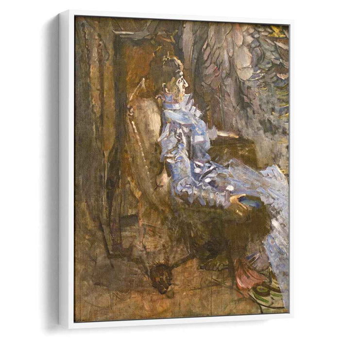 A Lady in Lilac (Portrait of Nadezhda Zabela) (1901) by Mikhail Vrubel