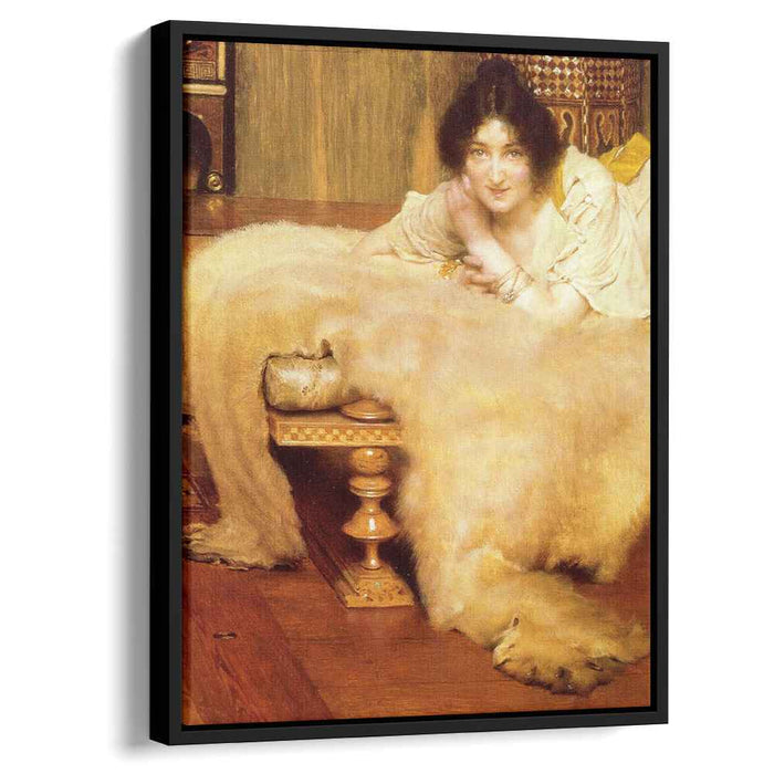 A Listner (1899) by Sir Lawrence Alma-Tadema