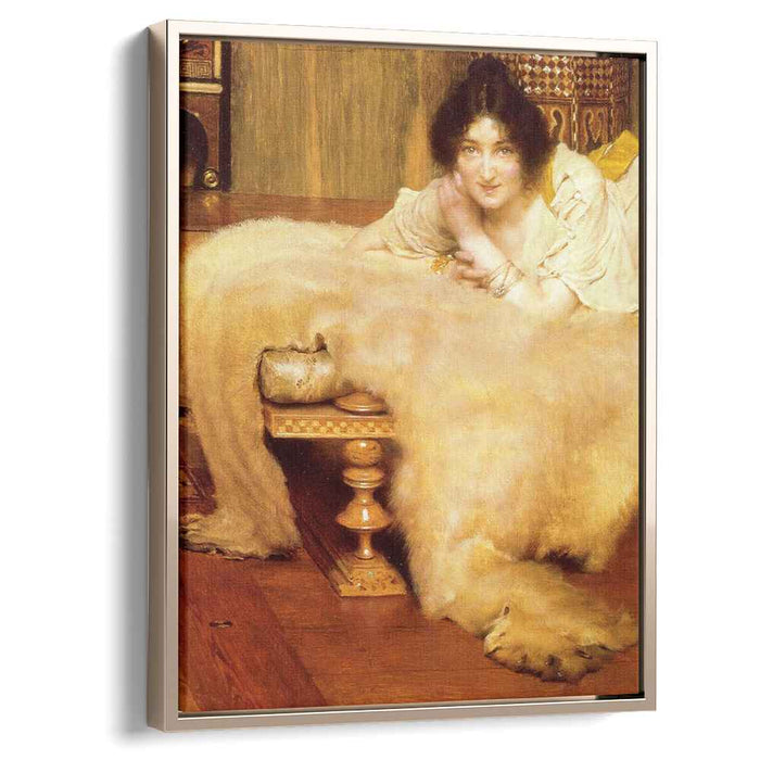 A Listner (1899) by Sir Lawrence Alma-Tadema
