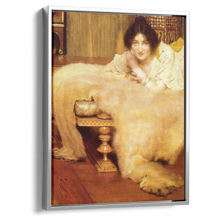 A Listner (1899) by Sir Lawrence Alma-Tadema