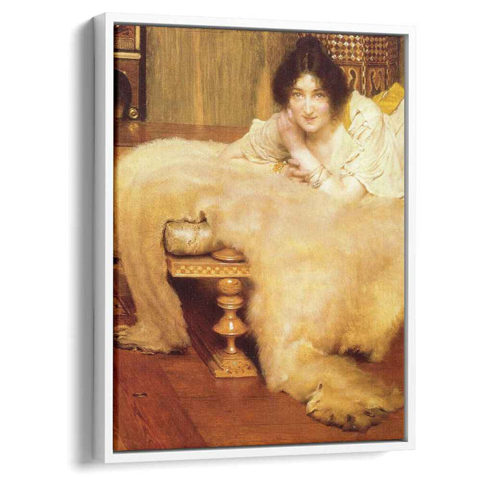 A Listner (1899) by Sir Lawrence Alma-Tadema