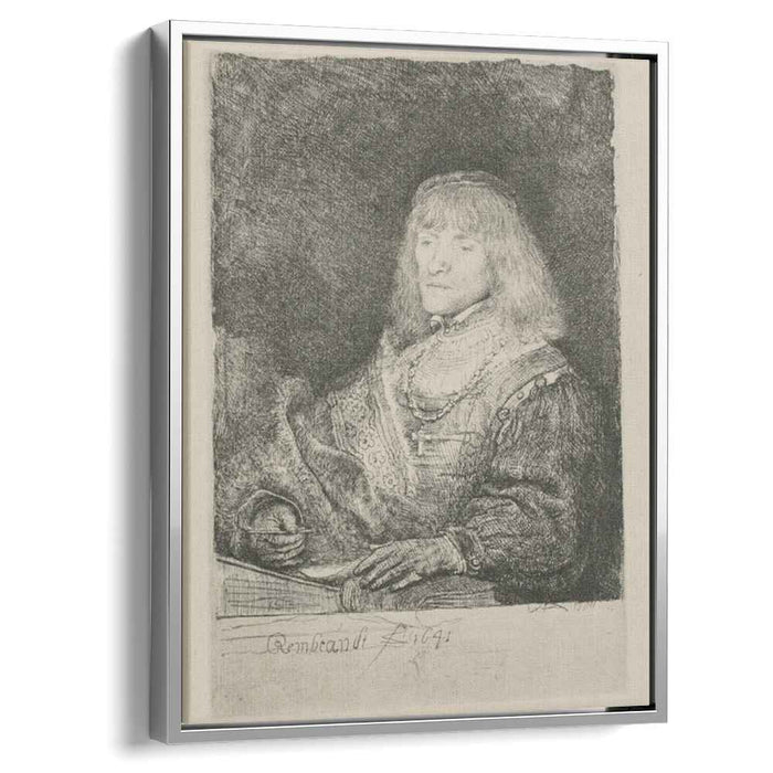 A Man with a Crucifix and Chain (1641) by Rembrandt