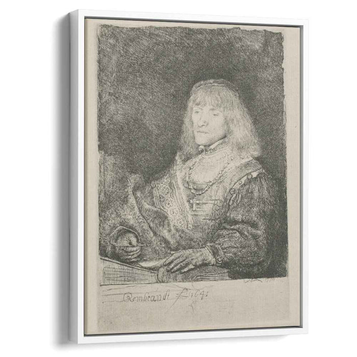 A Man with a Crucifix and Chain (1641) by Rembrandt