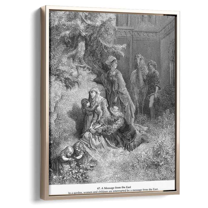 A Message from the East by Gustave Dore