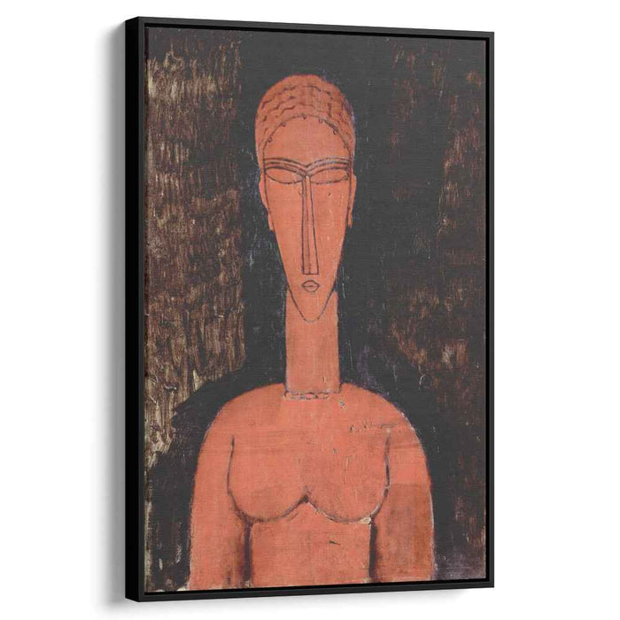 A red bust (1913) by Amedeo Modigliani