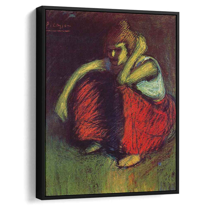 A red skirt (1901) by Pablo Picasso